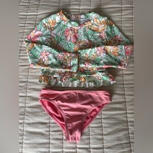 Angel Beach Tropical Two-Piece Swimwear